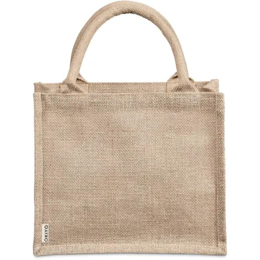 Okiyo Miyag Midi Jute Gift Bag Natural Front
